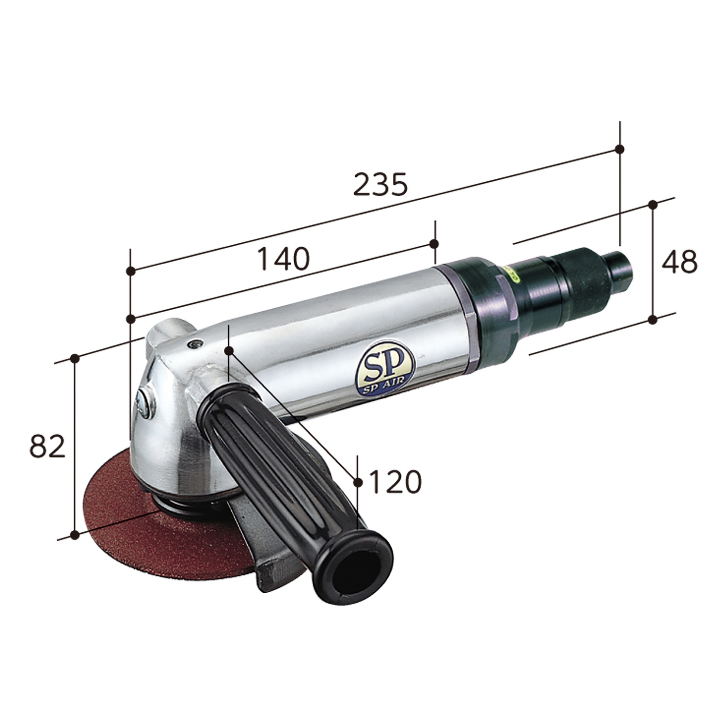 ベッセル SP ロングダイグラインダー 6mm - 道具、工具